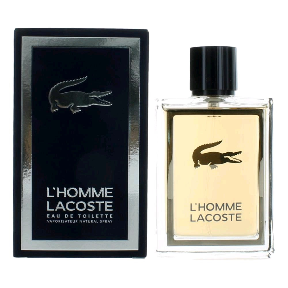 Bottle of Lacoste L'Homme by Lacoste, 3.4 oz Eau De Toilette Spray for Men