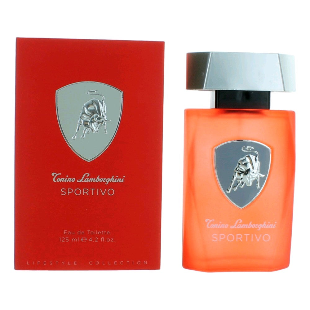 Bottle of Sportivo by Tonino Lamborghini, 4.2 oz Eau De Toilette Spray for Men