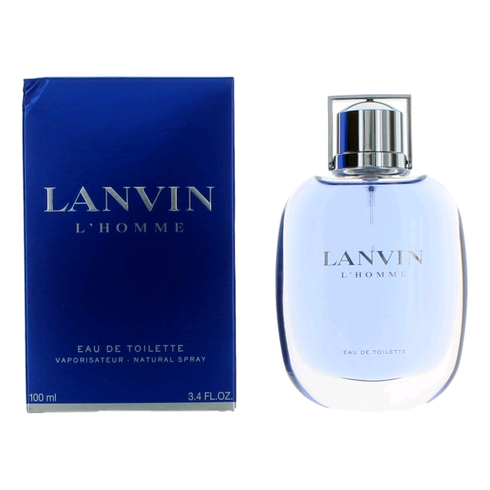 Bottle of Lanvin L'Homme by Lanvin, 3.4 oz Eau De Toilette Spray for Men