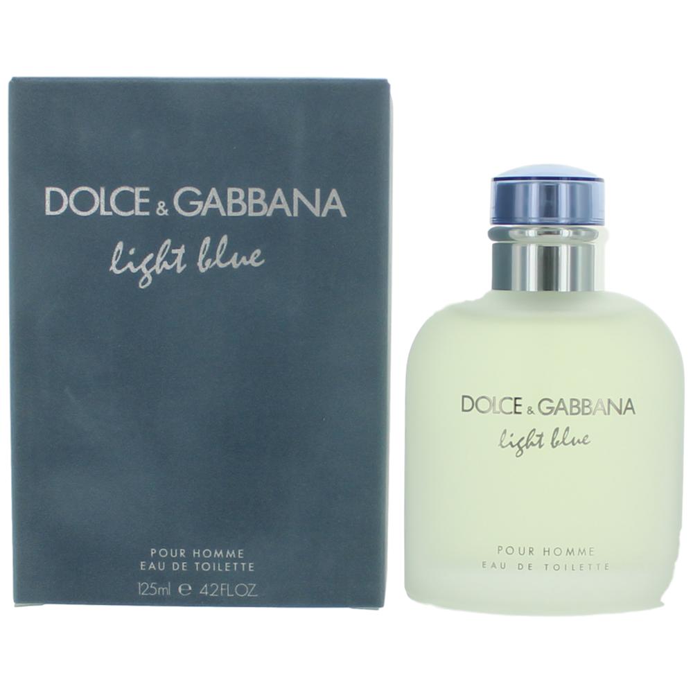 Bottle of Light Blue by Dolce & Gabbana, 4.2 oz Eau De Toilette Spray for Men