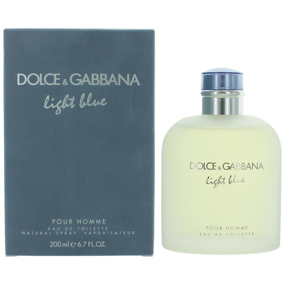 Bottle of Light Blue by Dolce & Gabbana, 6.7 oz Eau De Toilette Spray for Men