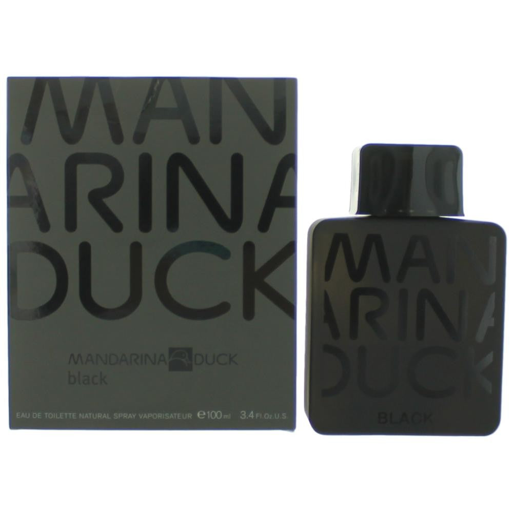 Bottle of Mandarina Duck Black by Mandarina Duck, 3.4 oz Eau De Toilette Spray for Men