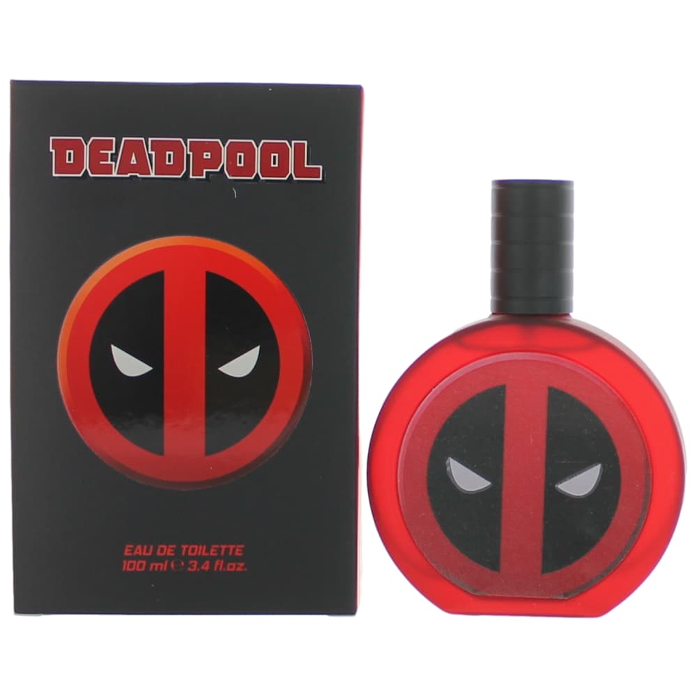 Bottle of Deadpool by Marvel, 3.4 oz Eau De Toilette Spray for Men