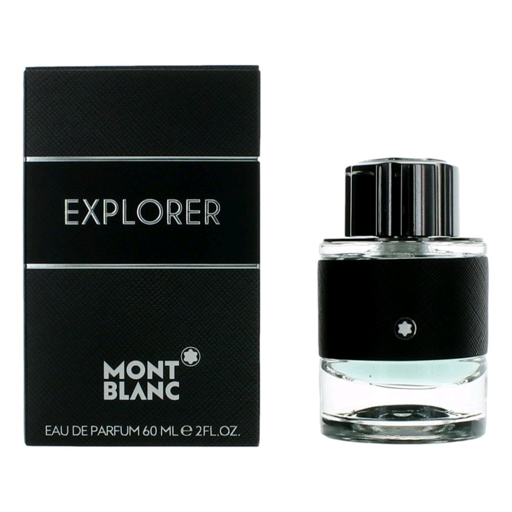 Bottle of Explorer by Mont Blanc, 2 oz Eau De Parfum Spray for Men