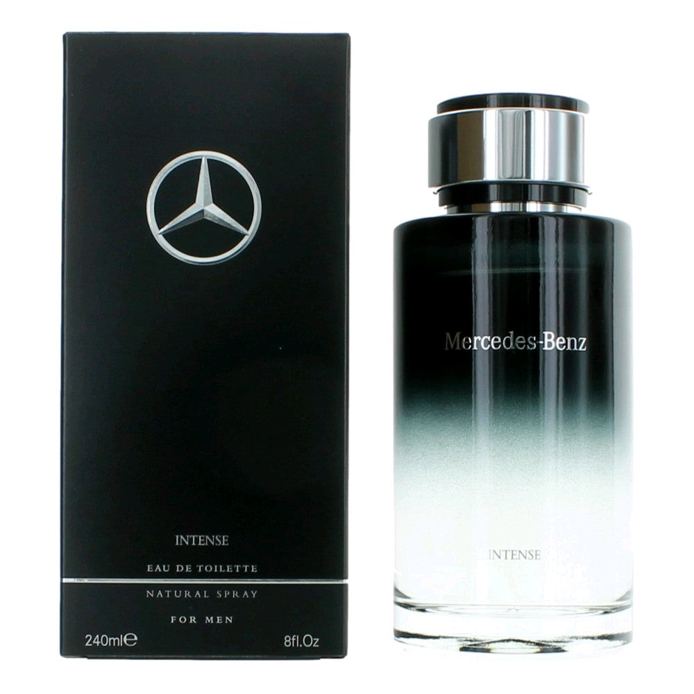 Bottle of Mercedes Benz Intense by Mercedes Benz, 8 oz Eau De Toilette Spray for Men