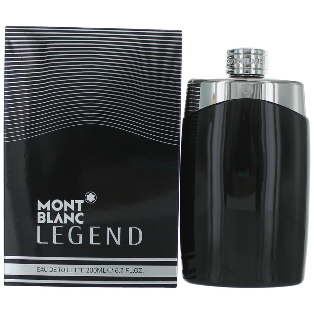 Bottle of Mont Blanc Legend by Mont Blanc, 6.7 oz Eau De Toilette Spray for Men