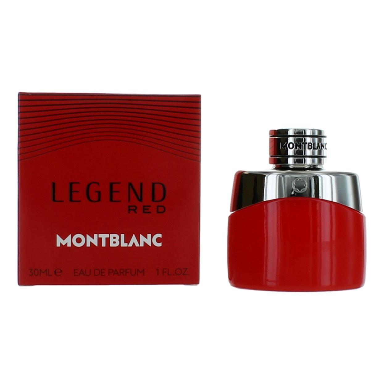 Bottle of Mont Blanc Legend Red by Mon Blanc, 1 oz Eau De Parfum Spray for Men