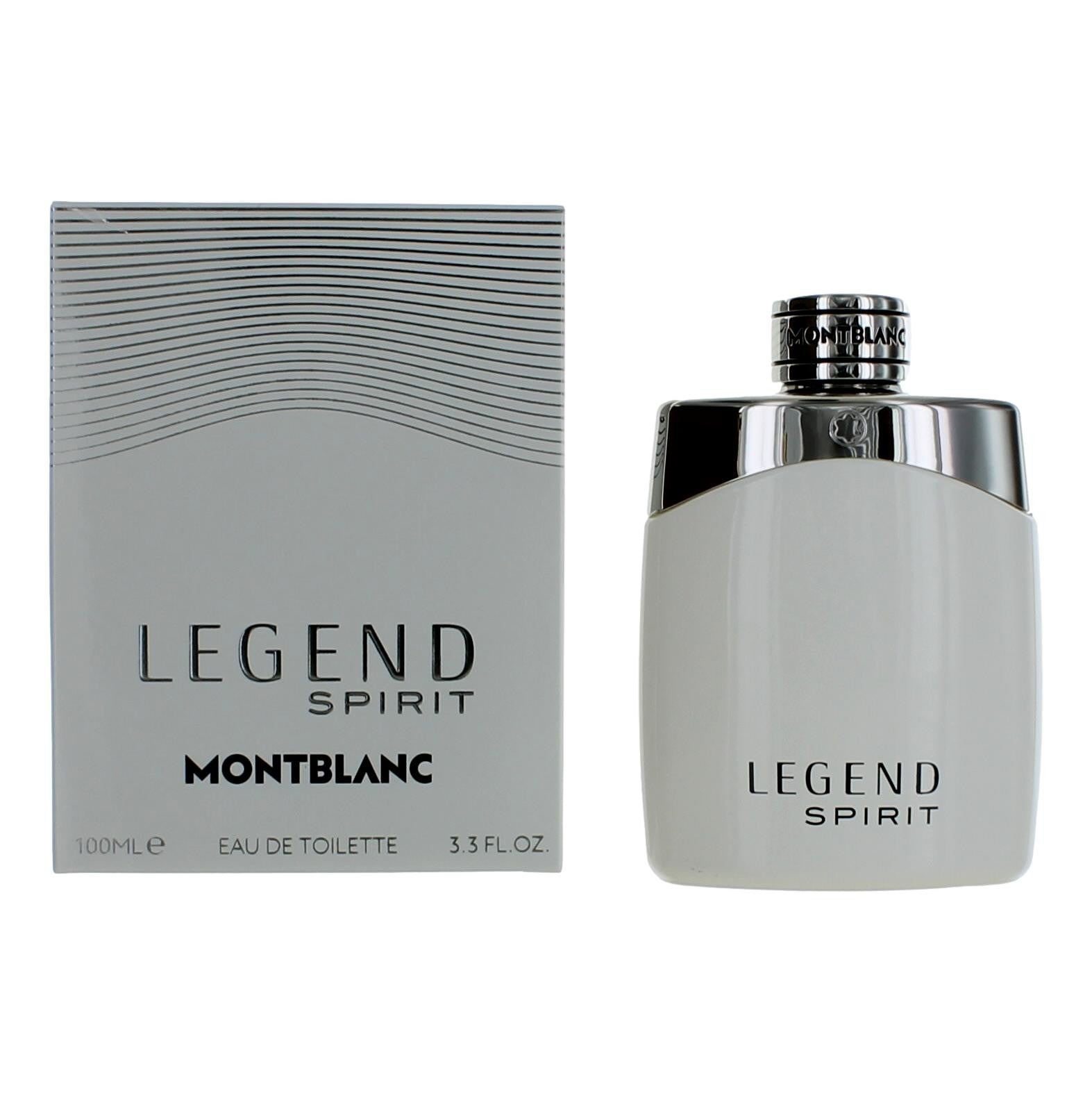 Bottle of Mont Blanc Legend Spirit by Mont Blanc, 3.3 oz Eau De Toilette Spray for Men