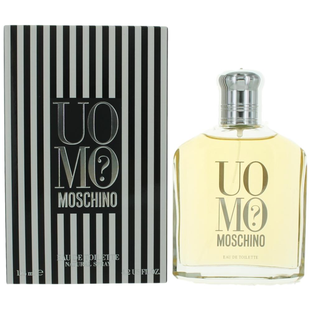 Bottle of Moschino Uomo by Moschino, 4.2 oz Eau De Toilette Spray for Men