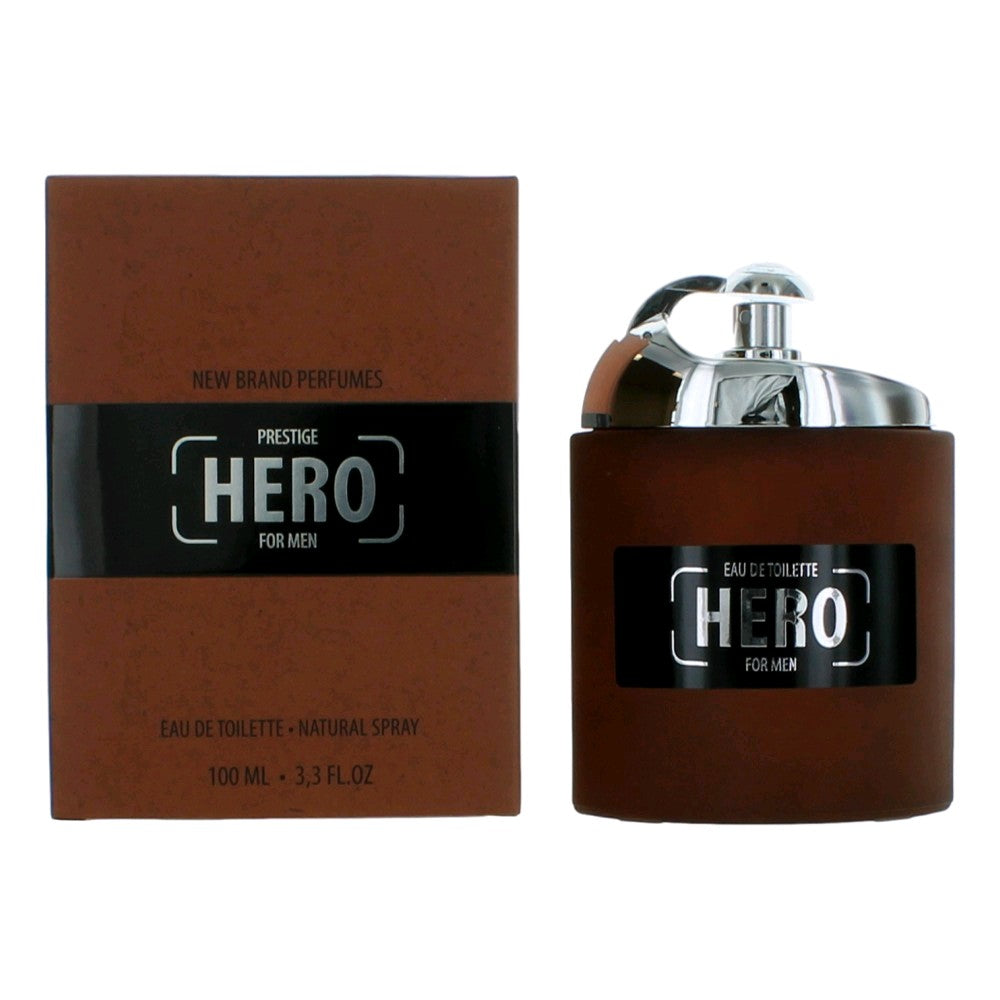 Bottle of Prestige Hero by New Brand, 3.3 oz Eau De Toilette Spray for Men