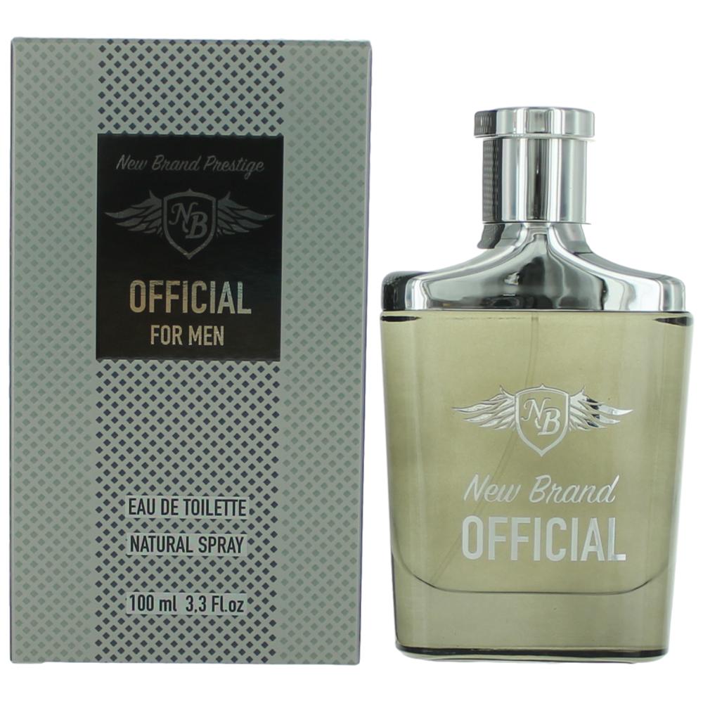 Bottle of Official by New Brand, 3.3 oz Eau De Toilette Spray for Men