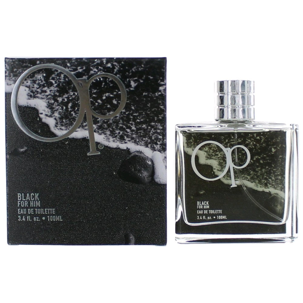 Bottle of OP Black For Him by Ocean Pacific, 3.4 oz Eau De Toilette Spray for Men