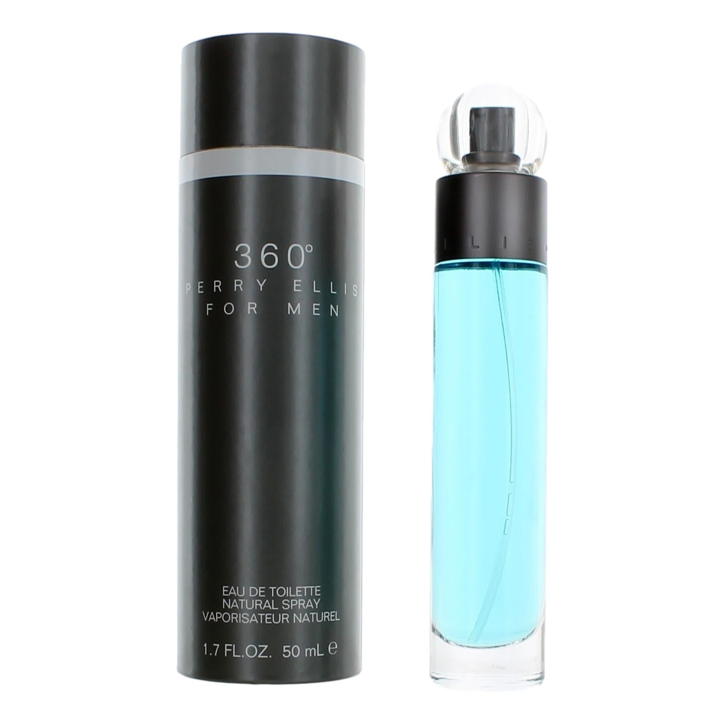 Bottle of Perry Ellis 360' by Perry Ellis, 1.7 oz Eau De Toilette Spray, Men