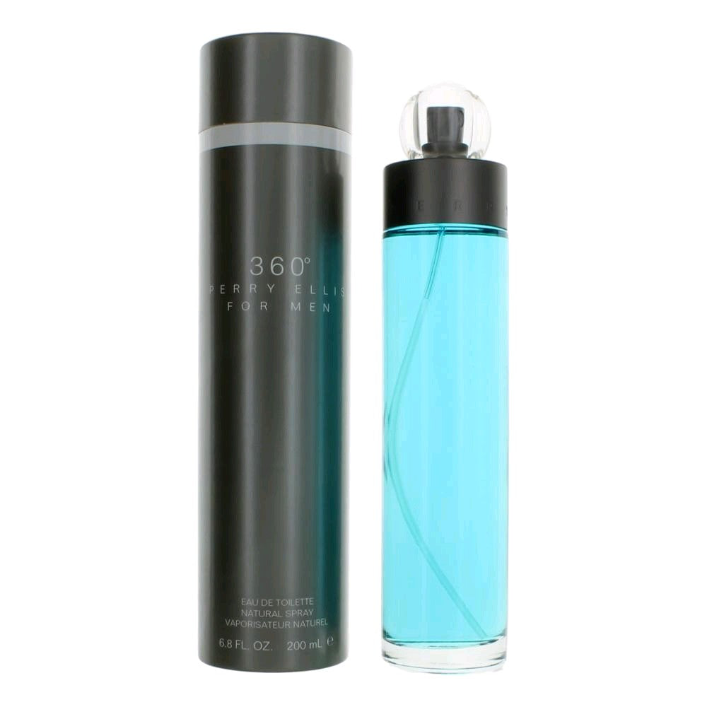 Bottle of Perry Ellis 360 by Perry Ellis, 6.8 oz Eau De Toilette Spray for Men