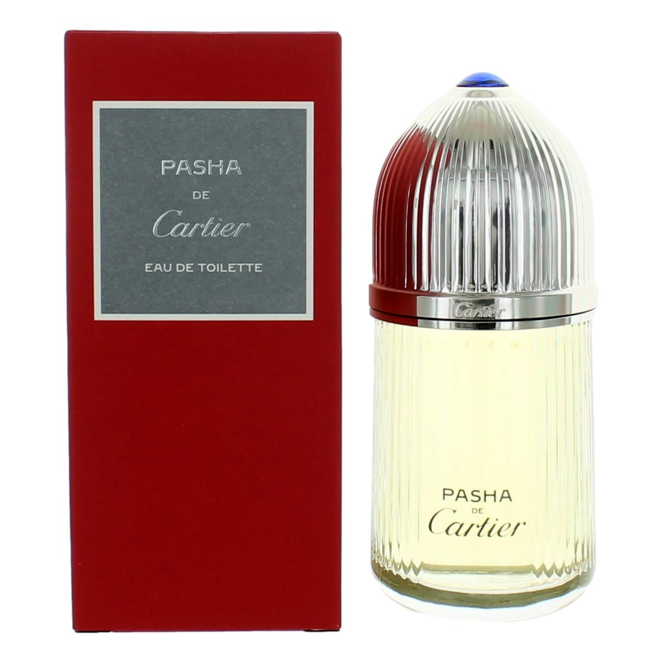 Bottle of Pasha De Cartier by Cartier, 3.3 oz Eau De Toilette Spray for Men