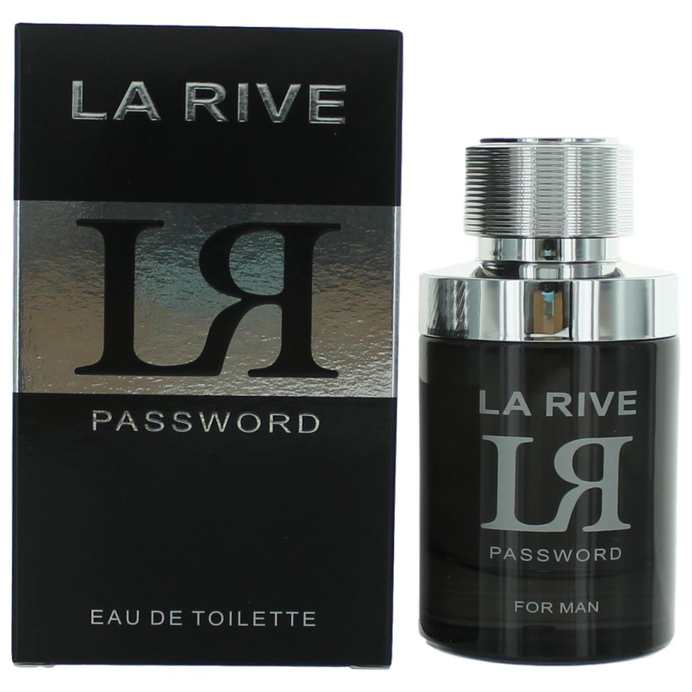 Bottle of LR Password by La Rive, 2.5 oz Eau De Toilette Spray for Men