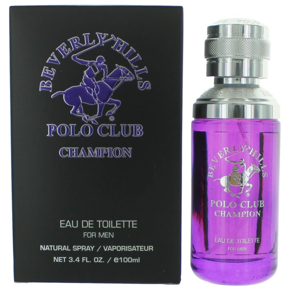 Bottle of BHPC Champion by Beverly Hills Polo Club, 3.4 oz Eau De Toilette Spray for Men