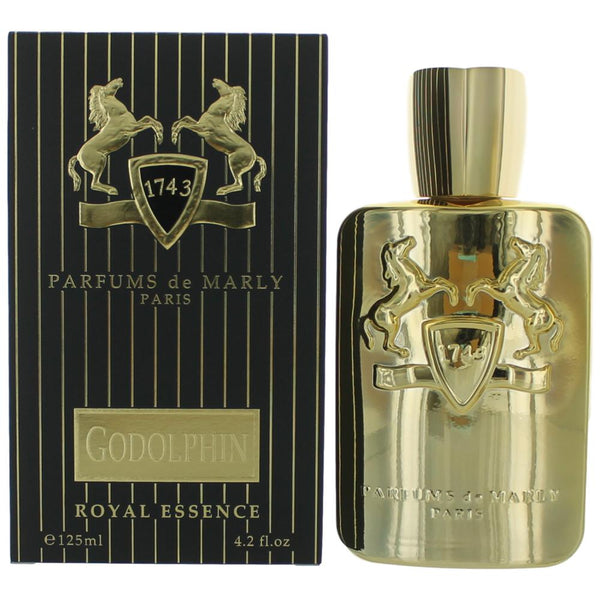 bottle and packaging for parfums de marly godolphin