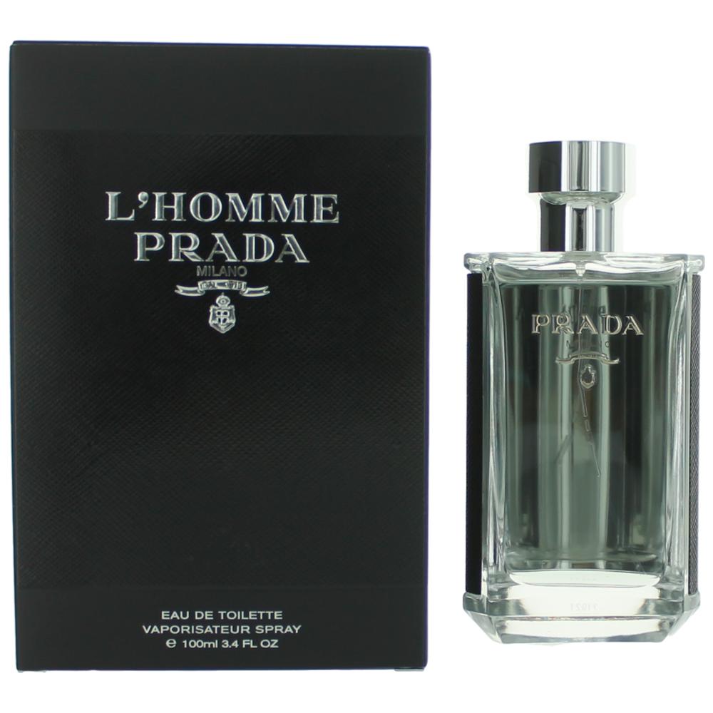 Bottle of L'Homme Prada by Prada, 3.4 oz Eau De Toilette Spray for Men