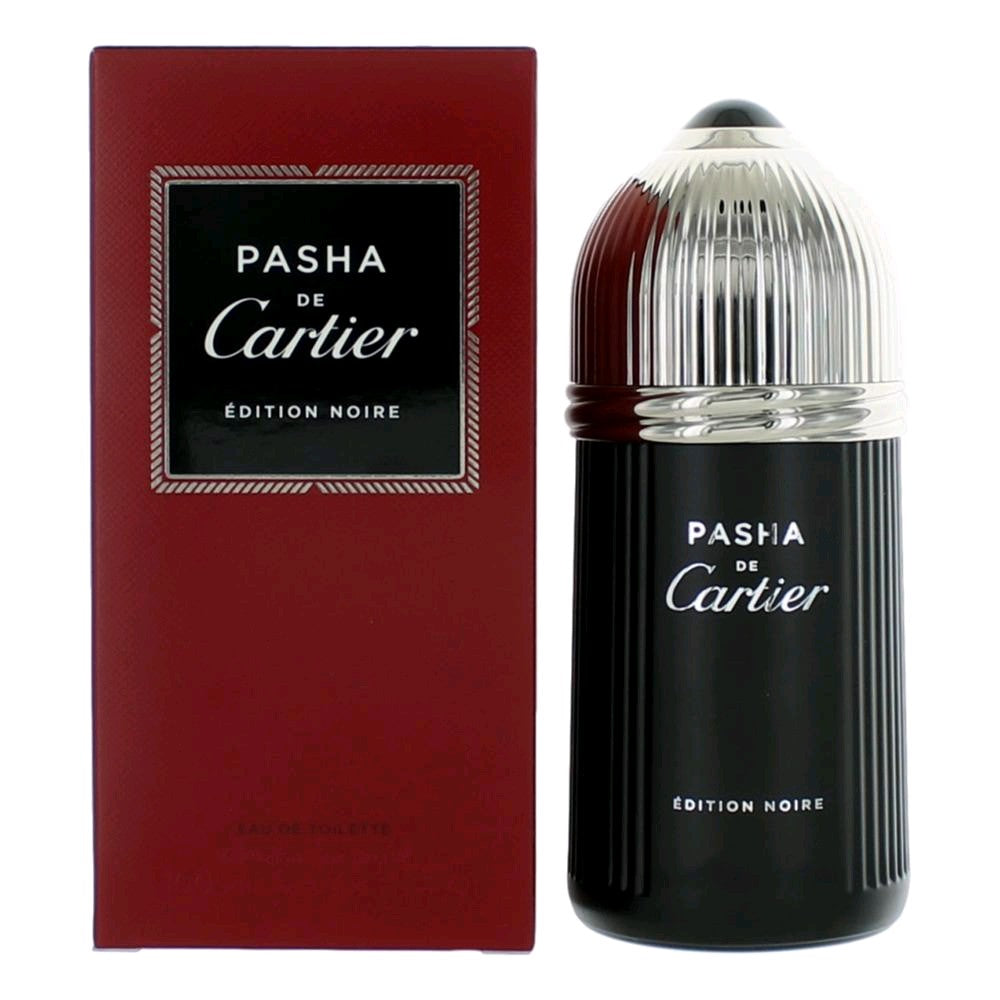 Bottle of Pasha de Cartier Edition Noire by Cartier, 3.3 oz Eau De Toilette Spray for Men