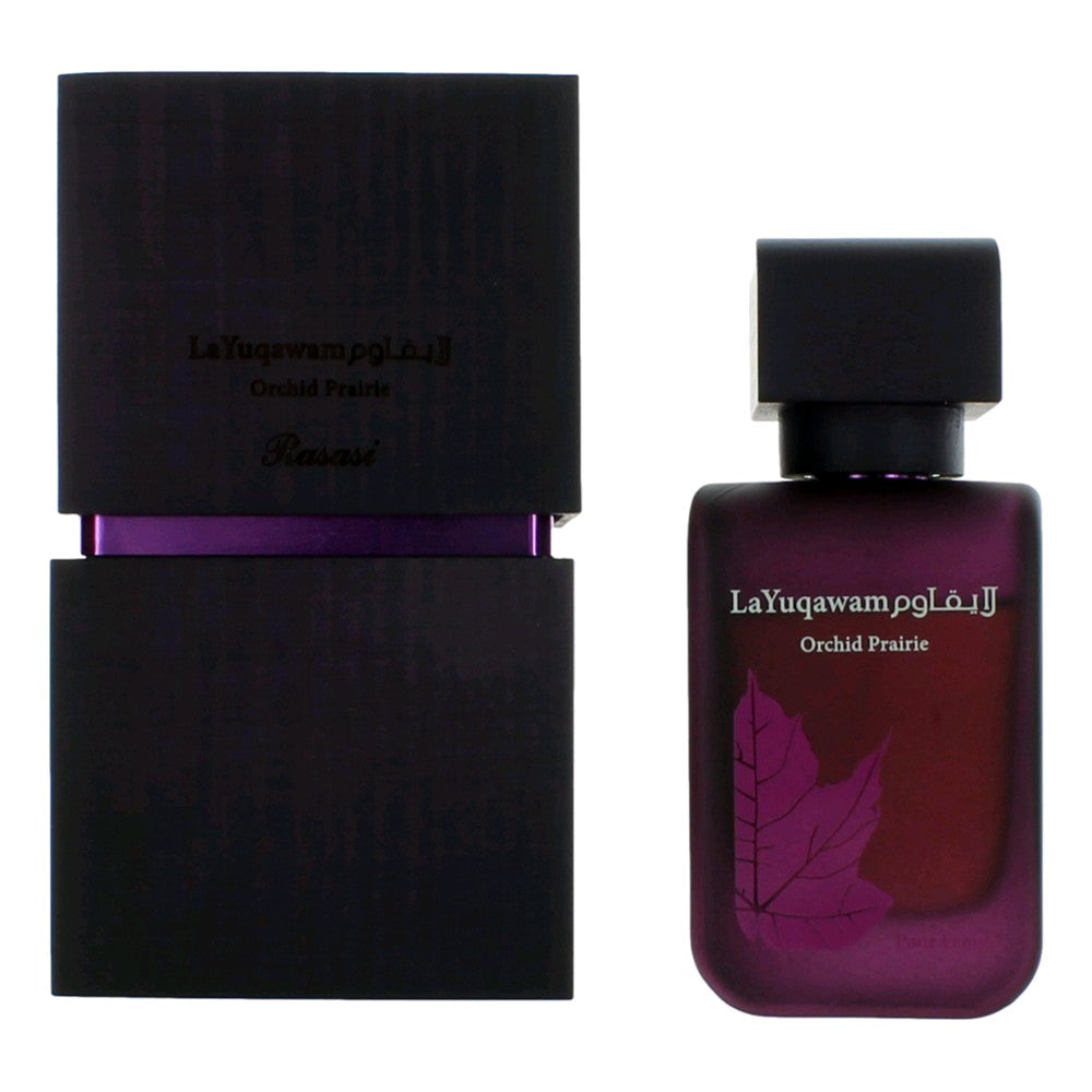 Bottle of La Yuqawam Orchid Prairie  by Rasasi, 2.5 oz Eau De Parfum spray for Unisex