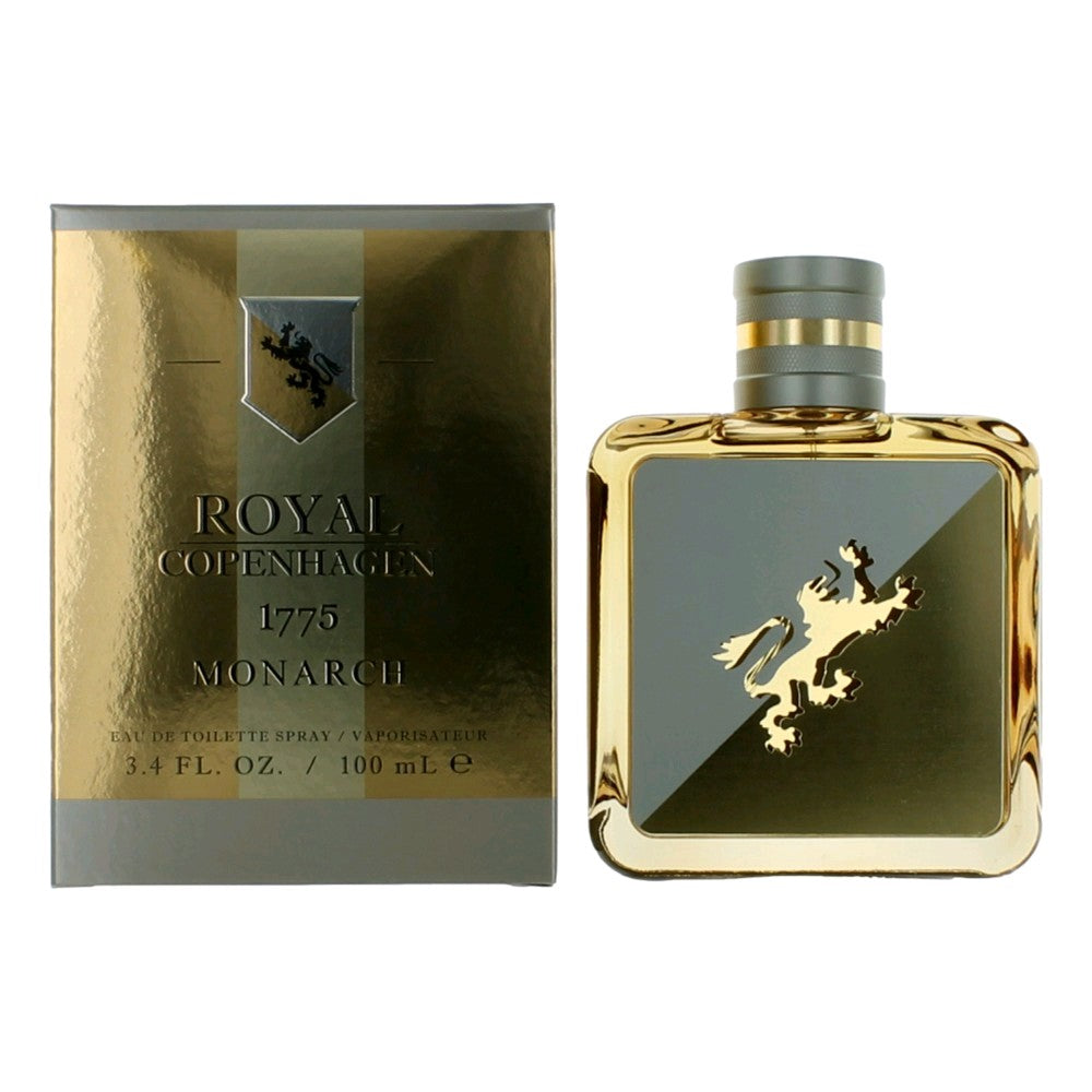 Bottle of Royal Copenhagen 1775 Monarch by Royal Copenhagen, 3.4 oz Eau De Toilette Spray for Men