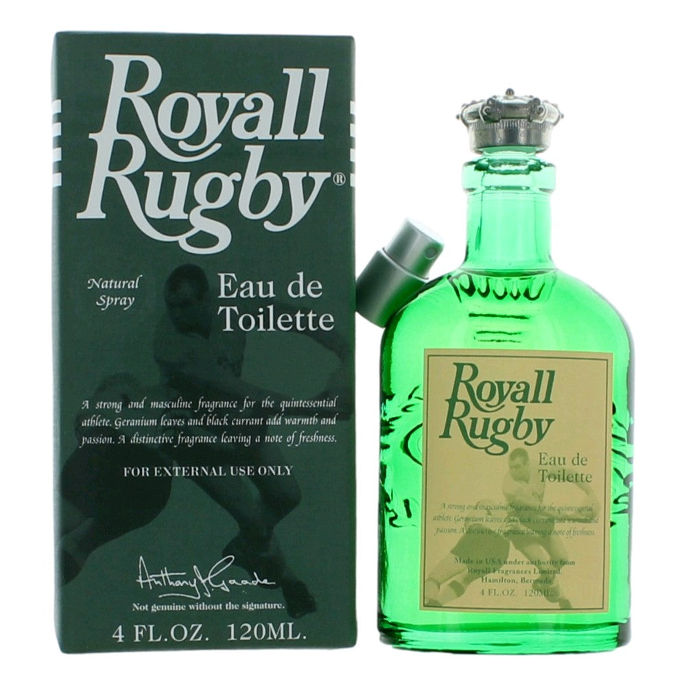 Bottle of Royall Rugby by Royall Fragrances, 4 oz Eau De Toilette Spray for Men