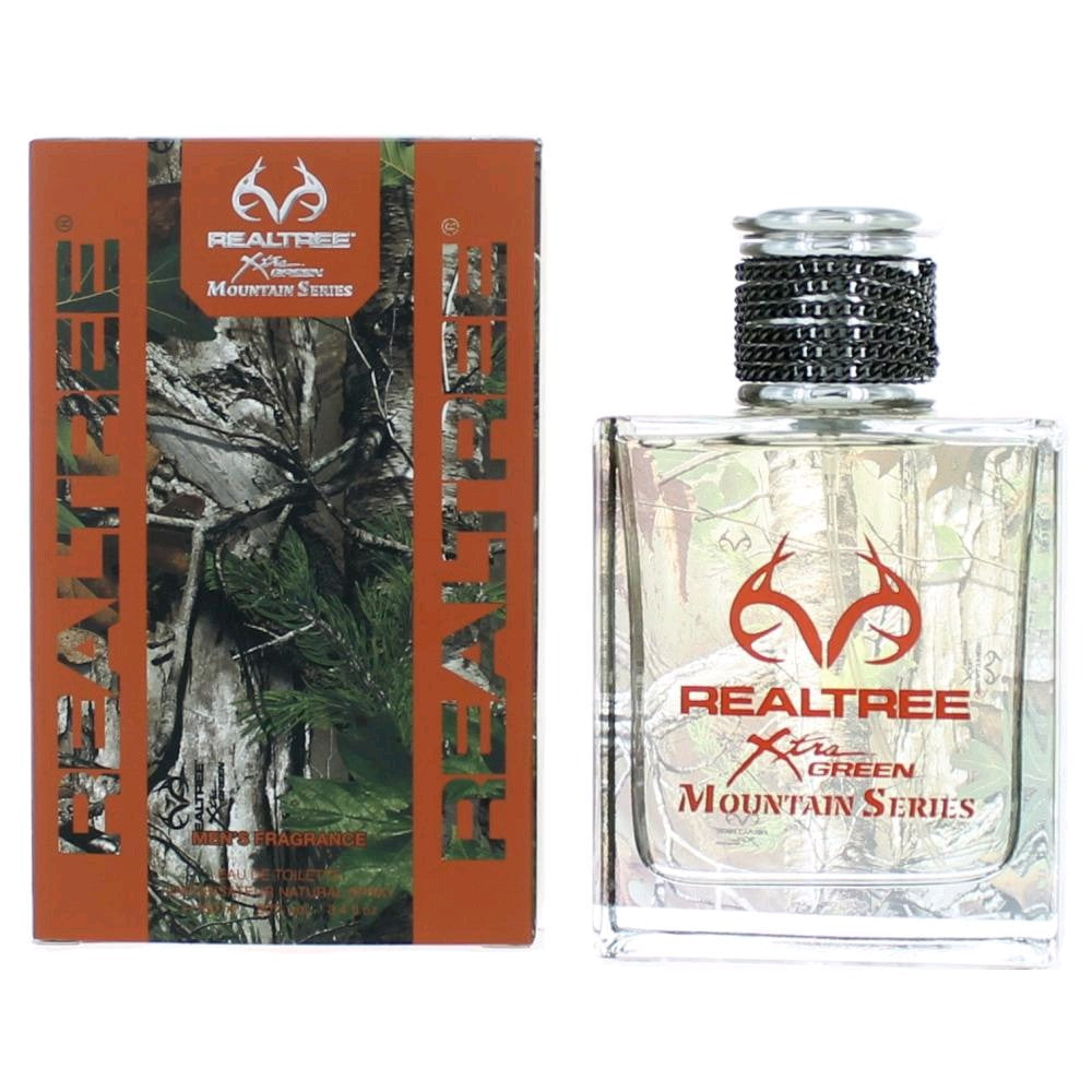 Bottle of Realtree Mountain Series by Realtree, 3.4 oz Eau De Toilette Spray for Men