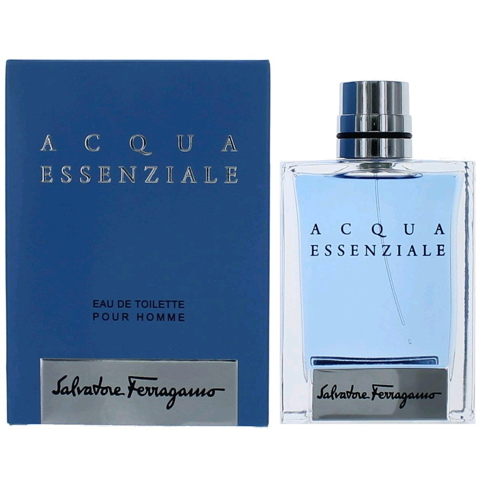 Bottle of Acqua Essenziale by Salvatore Ferragamo, 3.4 oz Eau De Toilette Spray for Men