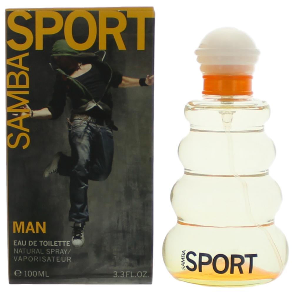 Bottle of Samba Sport by Perfumer's Workshop, 3.3 oz Eau De Toilette Spray for men