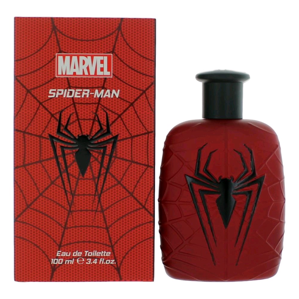 Bottle of Spider Man by Marvel, 3.4 oz Eau De Toilette Spray for Men