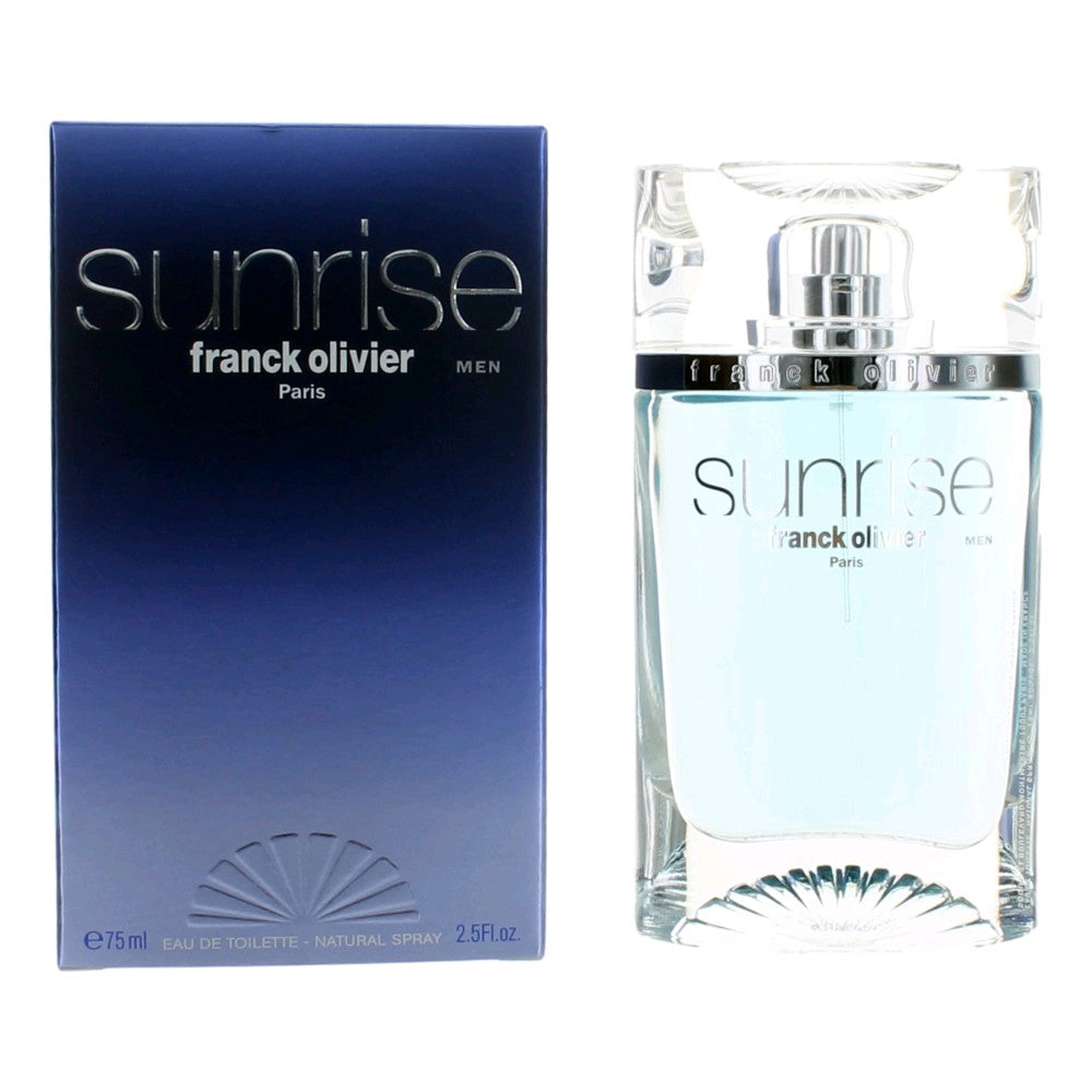 Bottle of Sunrise by Franck Olivier, 2.5 oz Eau De Toilette Spray for Men