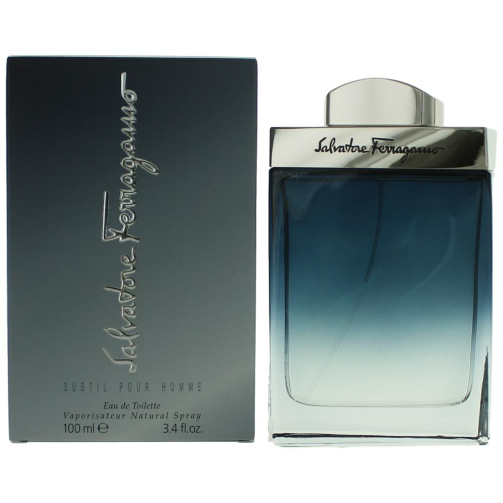 Bottle of Subtil by Salvatore Ferragamo, 3.4 oz Eau De Toilette Spray for Men