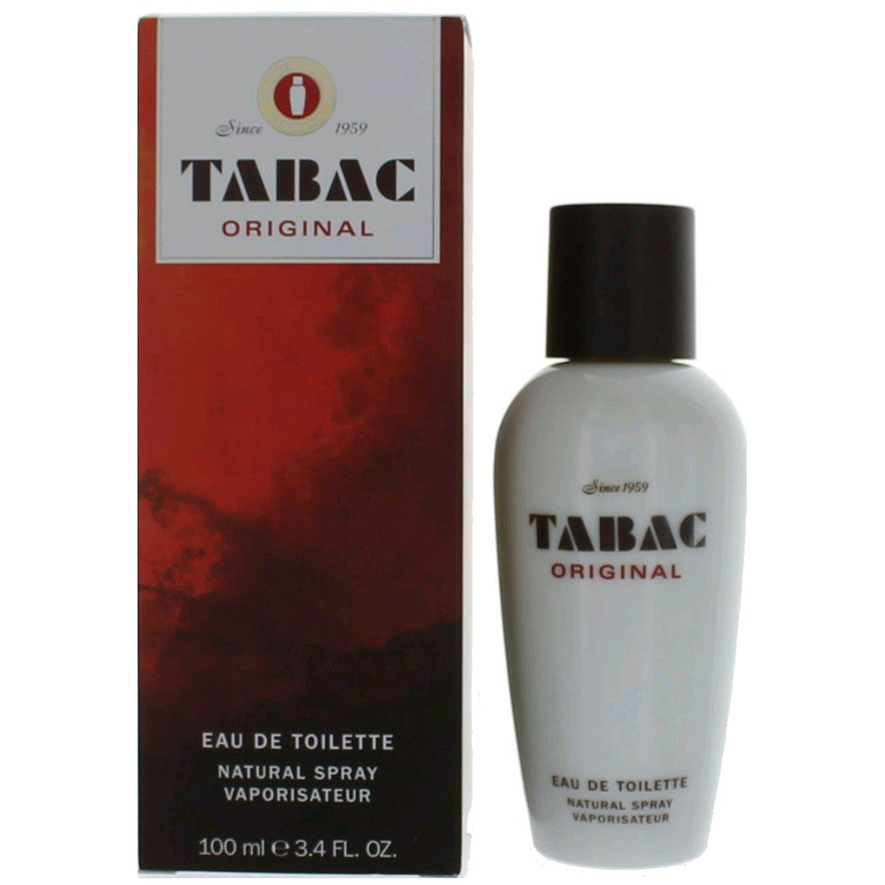 Bottle of Tabac by Maurer & Wirtz, 3.4 oz Eau De Toilette Spray for Men