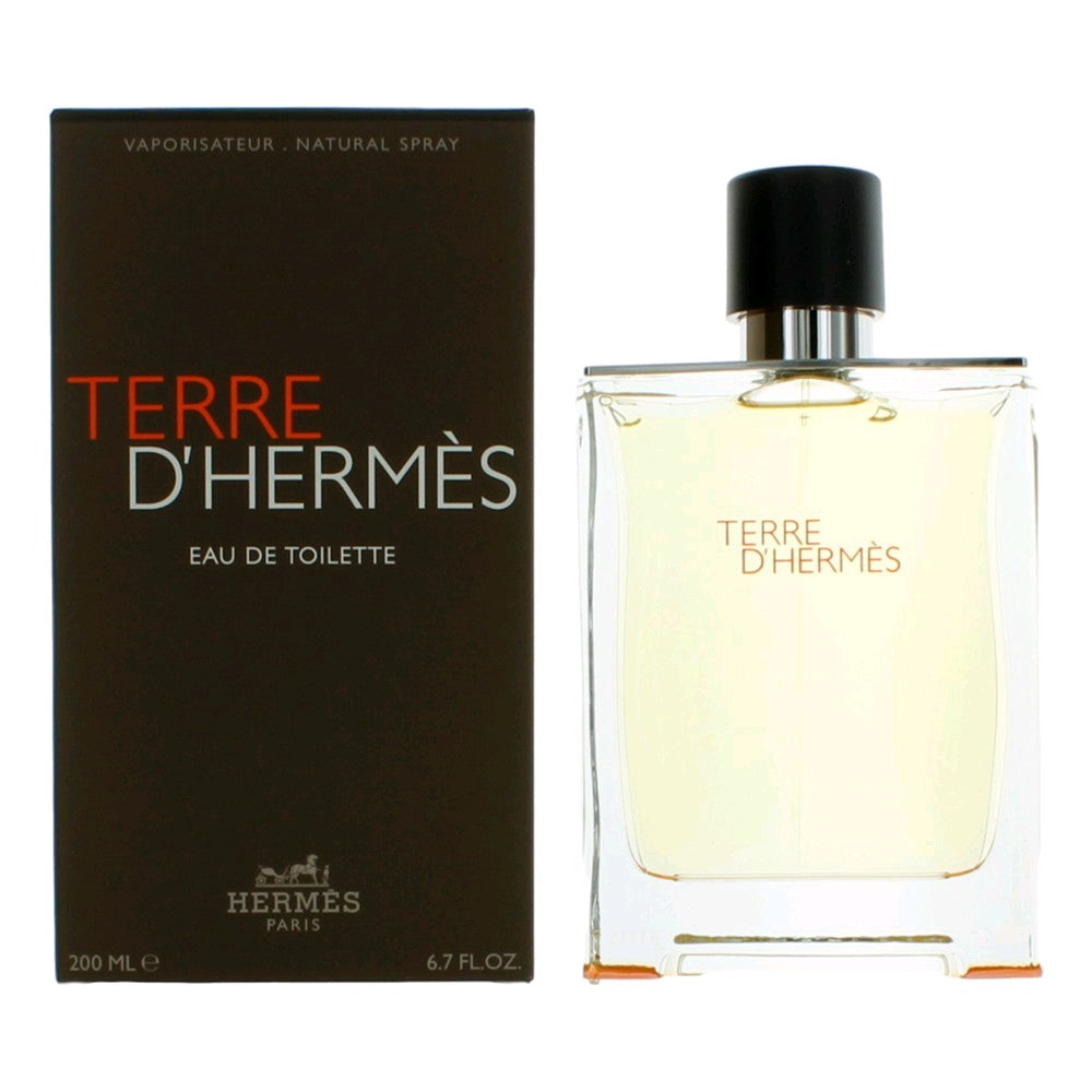 Bottle of Terre D'Hermes by Hermes, 6.7 oz Eau De Toilette Spray for Men