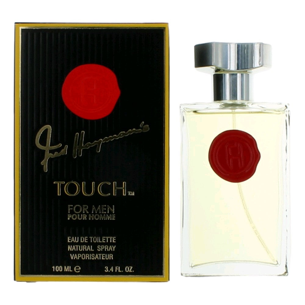 Bottle of Touch by Fred Hayman, 3.4 oz Eau De Toilette Spray for Men