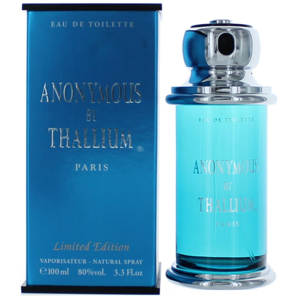 Bottle of Anonymous by Thallium, 3.3 oz Eau De Toilette Spray for Men