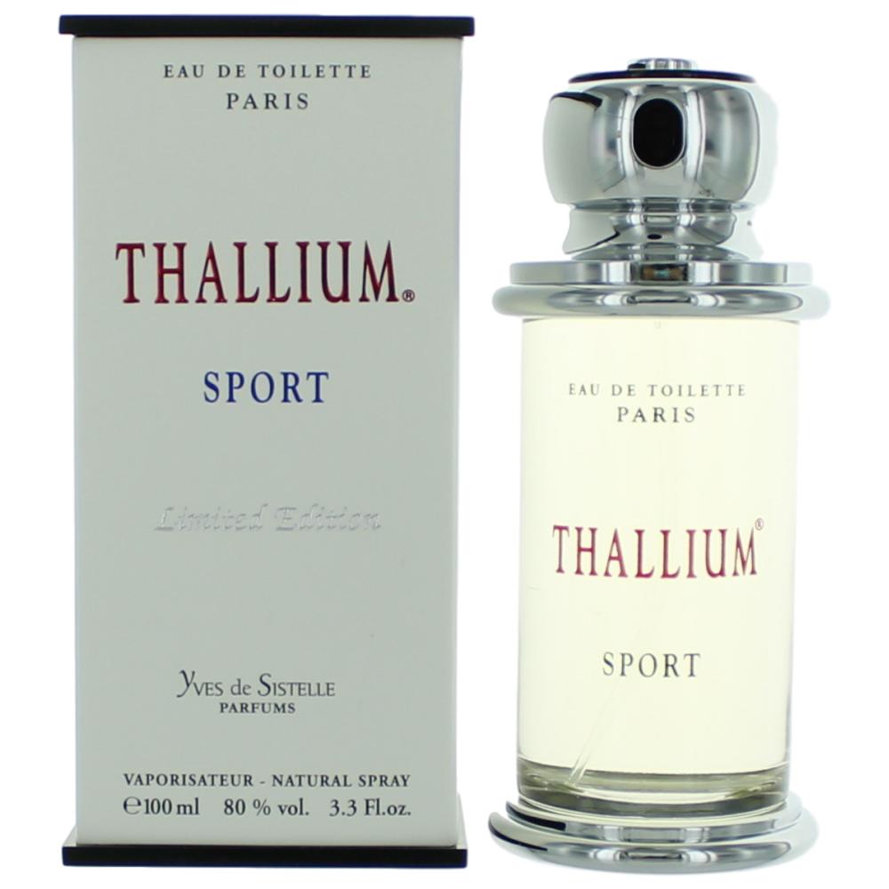 Bottle of Thallium Sport by Jacques Evard, 3.3 oz Eau De Toilette Spray for Men