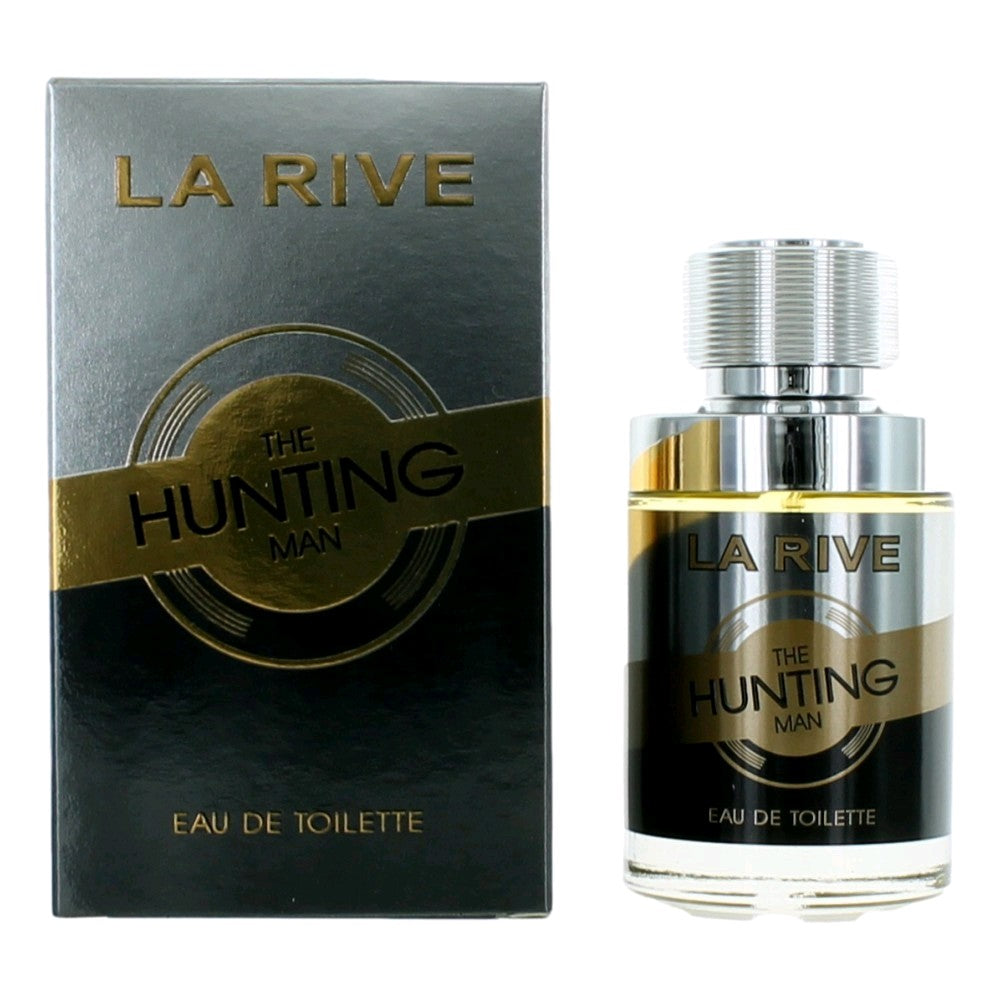 Bottle of The Hunting Man by La Rive, 2.5 oz Eau De Toilette Spray for Men