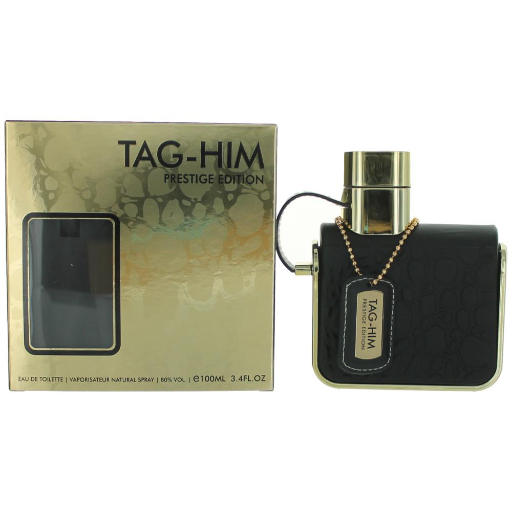 Bottle of Tag Him Prestige Edition by Armaf, 3.4 oz Eau De Toilette Spray for Men