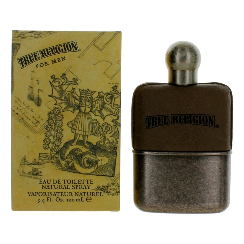 Bottle of True Religion Men's Cologne, 3.4 oz.