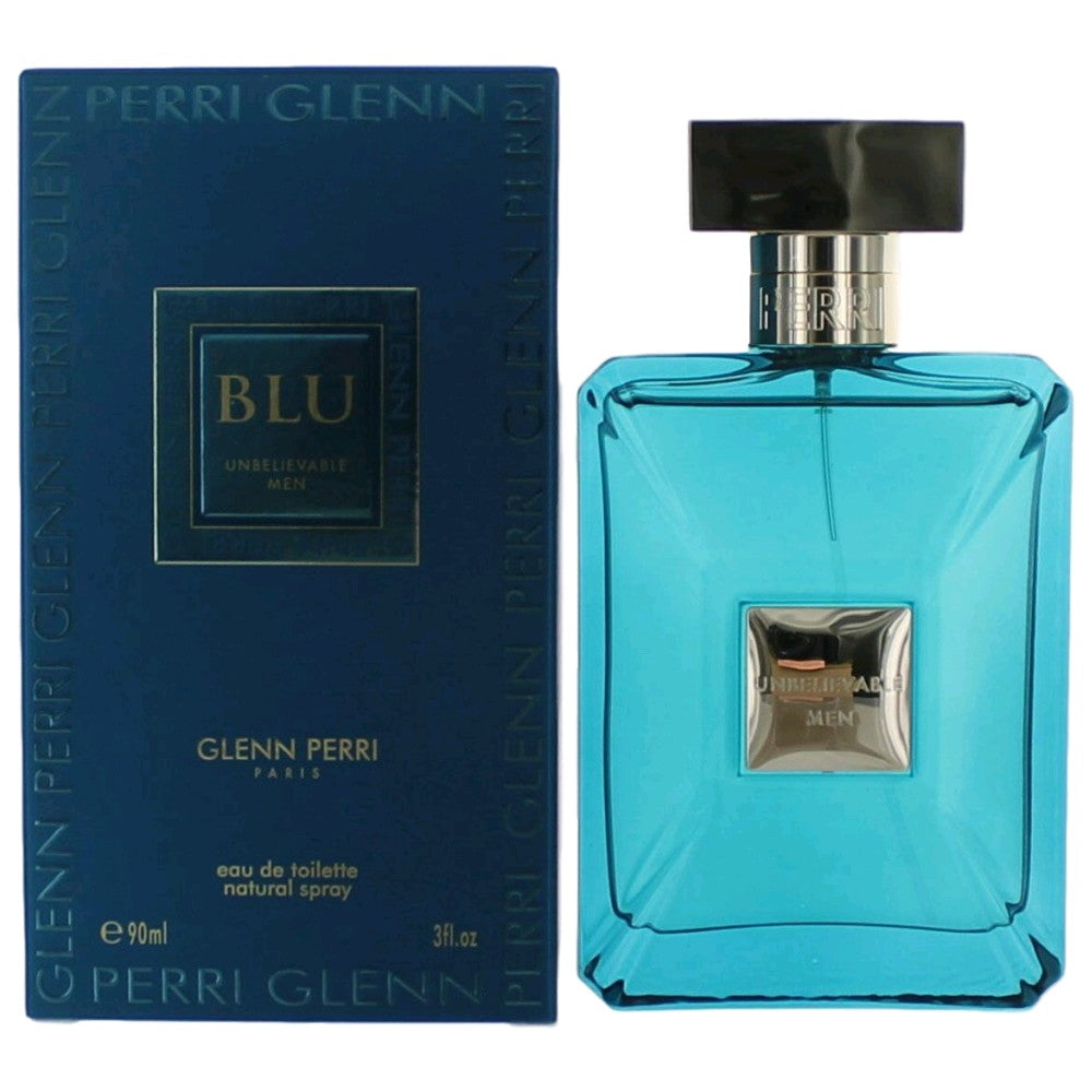 Bottle of Blu Unbelievable by Glenn Perri, 3 oz Eau De Toilette Spray for Men