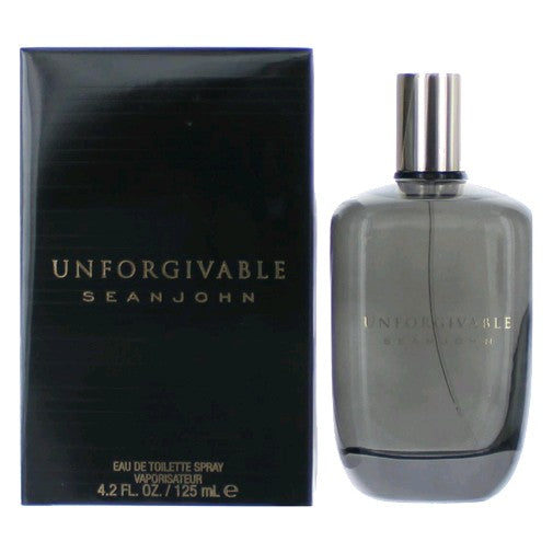 Bottle of Unforgivable by Sean John, 4.2 oz Eau De Toilette Spray for Men