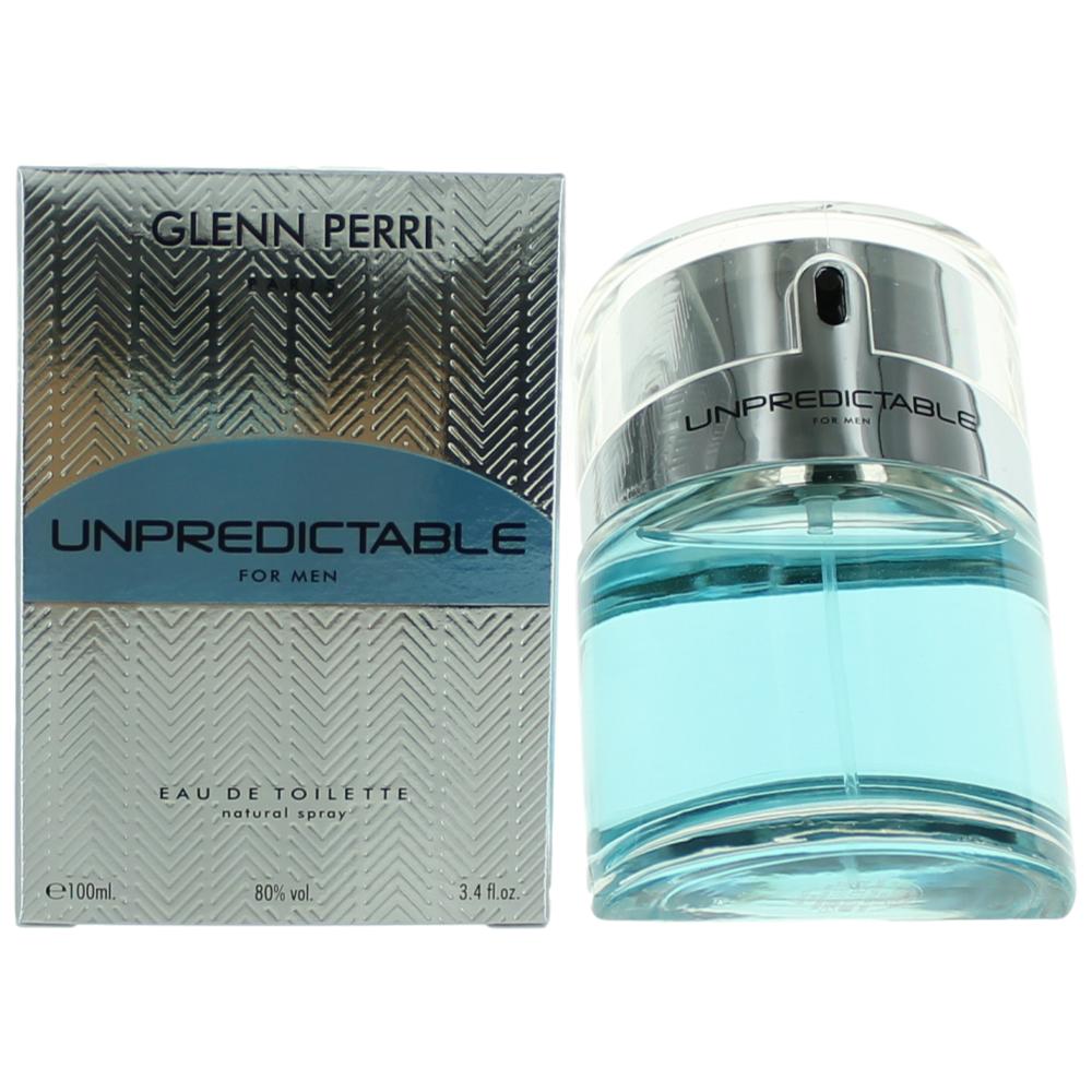 Bottle of Unpredictable by Glenn Perri, 3.4 oz Eau De Toilette Spray for Men