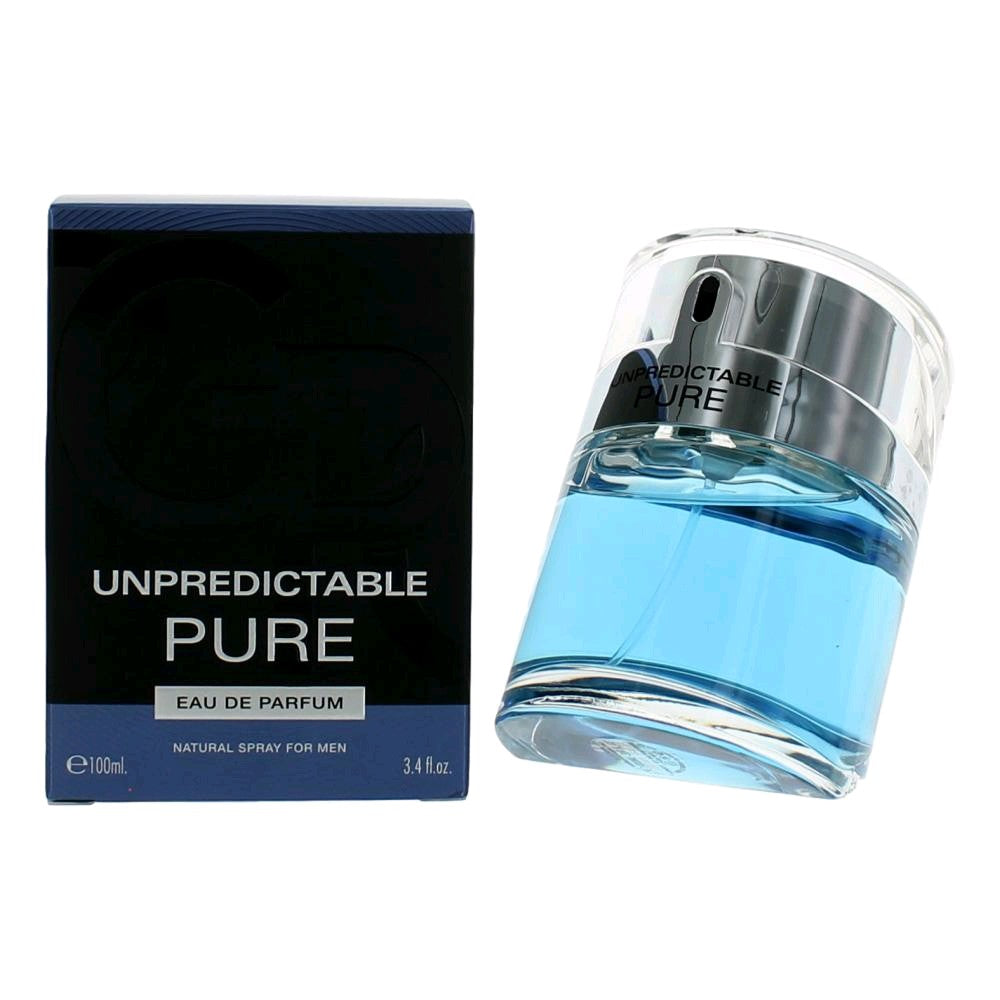 Bottle of Unpredictable Pure by Glenn Perri, 3.4 oz Eau De Parfum Spray for Men