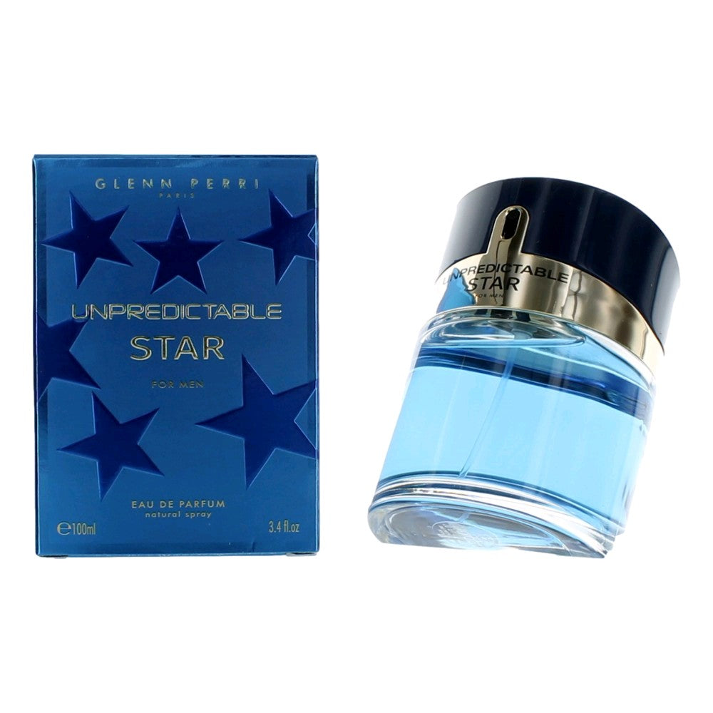 Bottle of Unpredictable Star by Glenn Perri, 3.4 oz Eau De Toilette Spray for Men