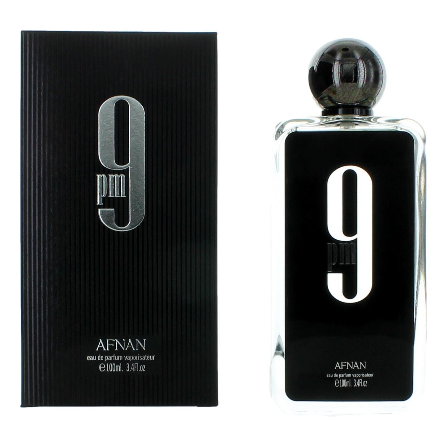 Bottle of 9 PM by Afnan, 3.4 oz Eau De Parfum Spray for Men