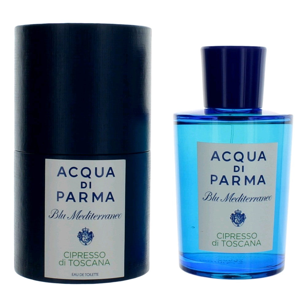 Bottle of Blu Mediterraneo Cipresso Di Toscana by Acqua Di Parma, 5 oz Eau de Toilette Spray for Unisex