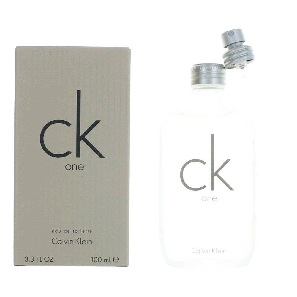 Bottle of CK One by Calvin Klein, 3.3 oz Eau De Toilette Spray Unisex