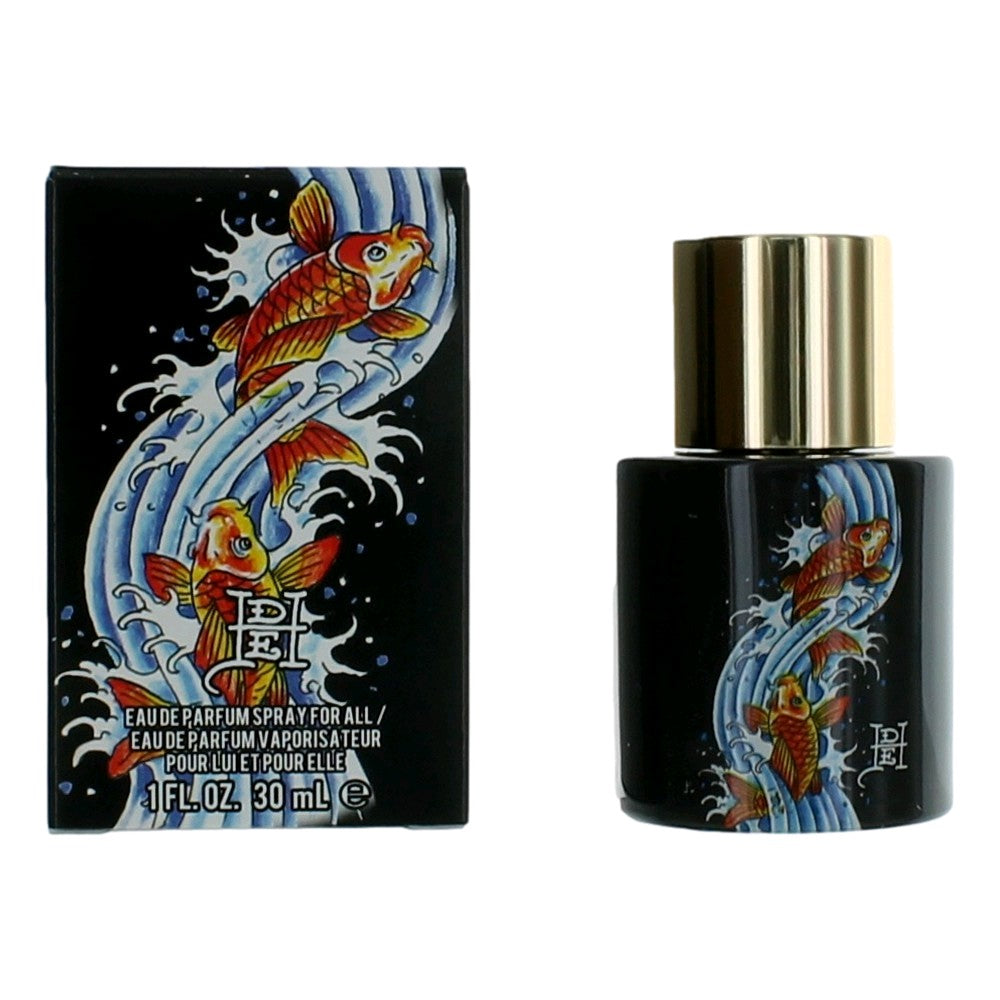 Bottle of Ed Hardy Koi Wave by Ed Hardy, 1 oz Eau De Toilette Spray for Unisex